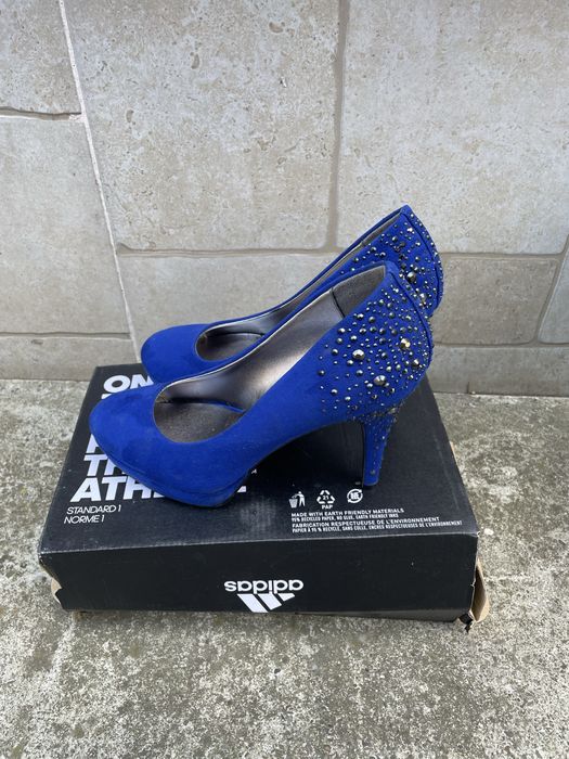 Pantofi de ocazie catwalk- albastru 38