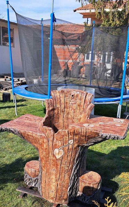 Мивка от щампован бетон