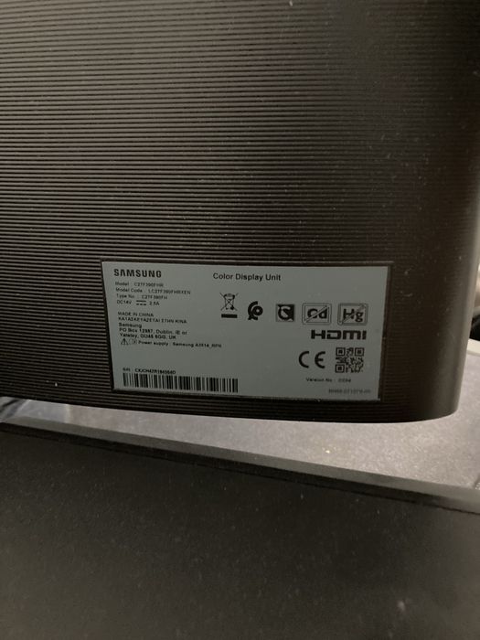 Monitor samsung curbat