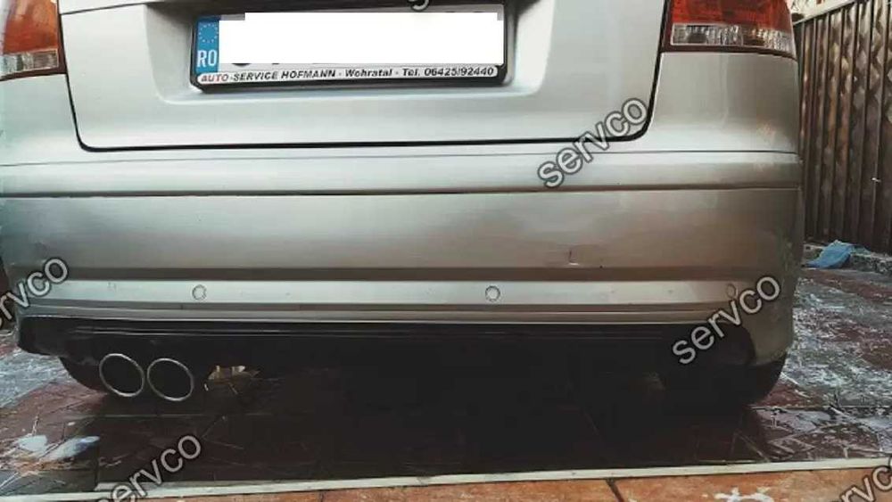 Prelungire spoiler tuning sport bara spate Audi A3 8P Coupe S3 S line RS3 2005-2008 ver1