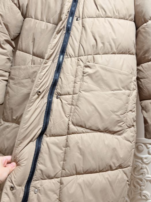 куртка пуховик длинная