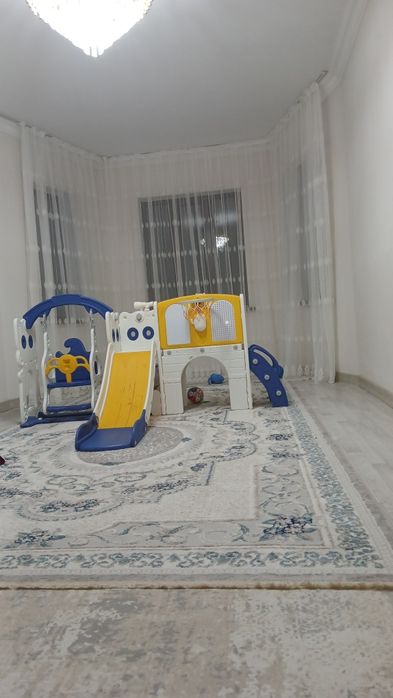 Детский горка,качели