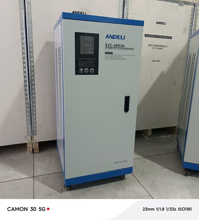 Stabilizator стабилизатор stabilzatr Andeli SVC 40-kva