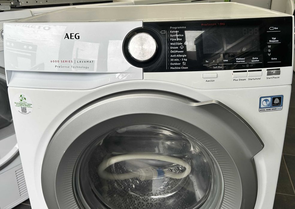 Пералня AEG ProSence 6000, 7 kg, 1600 об/min, AEG L6FBP763I