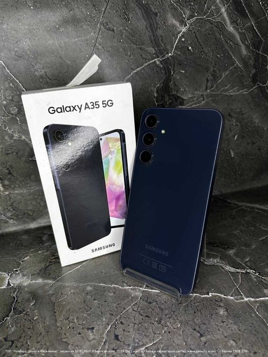 Samsung Galaxy A35 128 Gb Петропавловск Назарбаева 134 Лот 3451