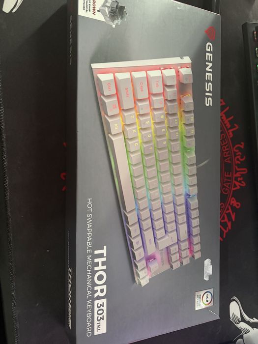 Механична клавиатура Genesis Thor 303 TKL, hot-swappable, RGB