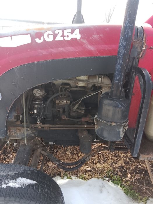 Мини трактор на ходу