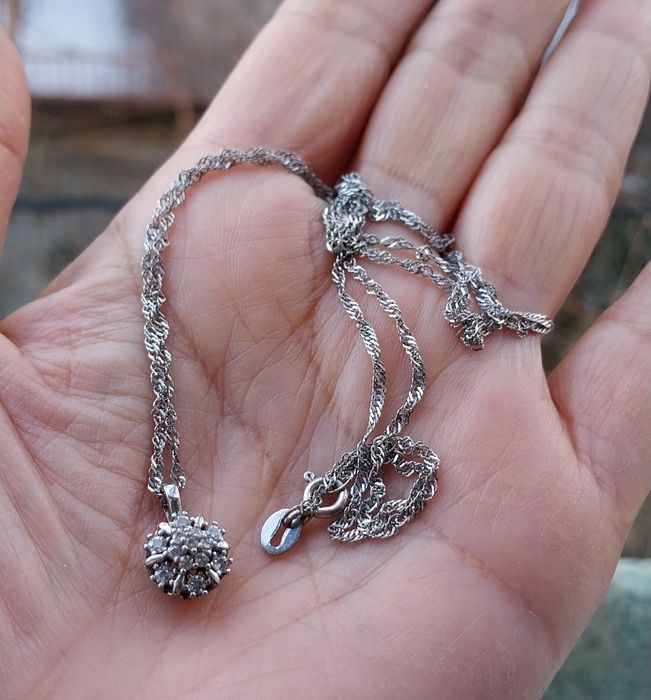 Серебро браслет цепочка кольцо