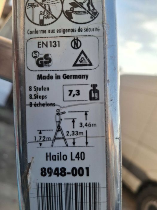 Алуминиева стълба Hailo