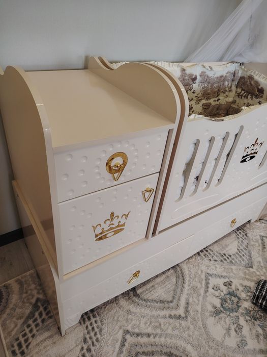 Кроватка Трансформер 2в1