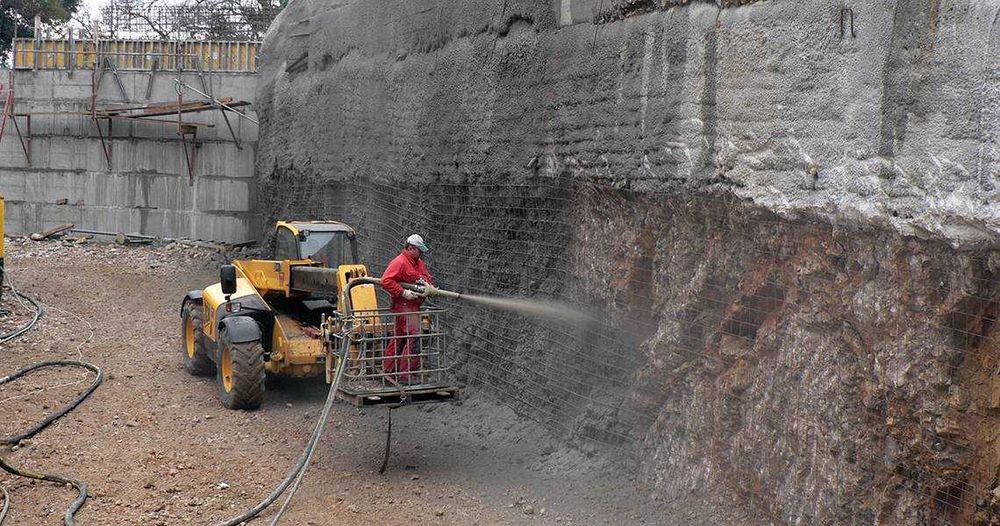 Торкрет бетон, набрызг- бетона