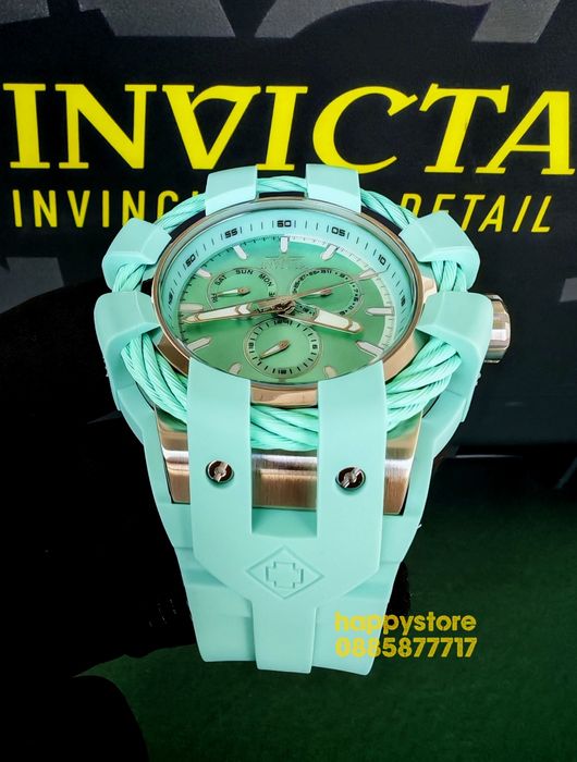 INVICTA Bolt Shock Turquoise 54 mm, Инвикта нов ръчен часовник