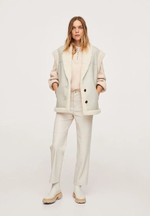Mango Faux Gilet Vest/ЕЛЕК