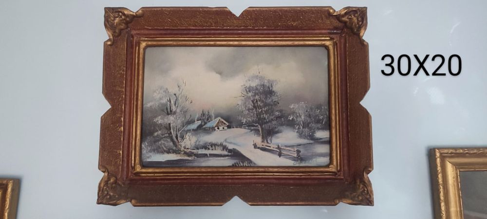 Tablouri pictate pe pînză  stare bună