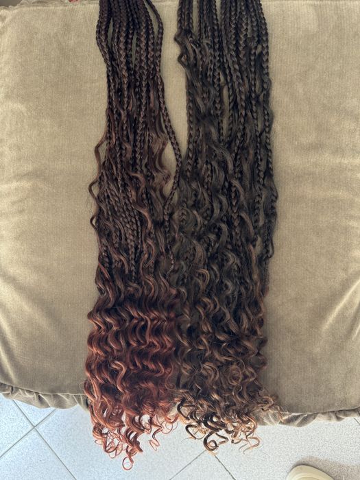 Канекалон, Синтетична, Изкуствена коса, Африкански, Сенегалски плитки