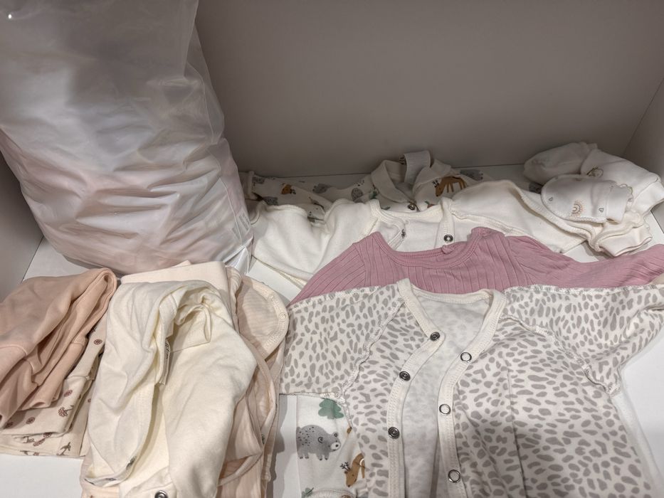 Пакет с вещами для новороженного