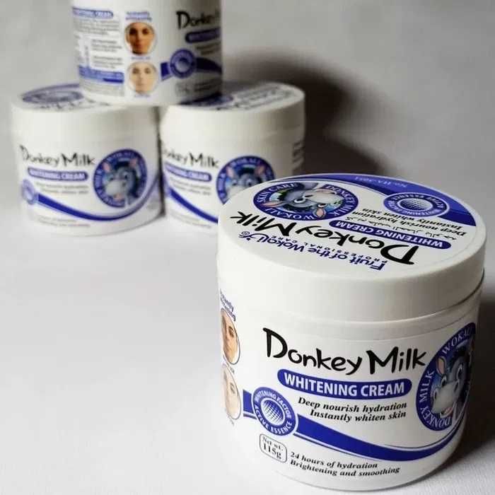 Избелващ Крем С Магарешко Мляко Против Тъмни Петна, 115гр