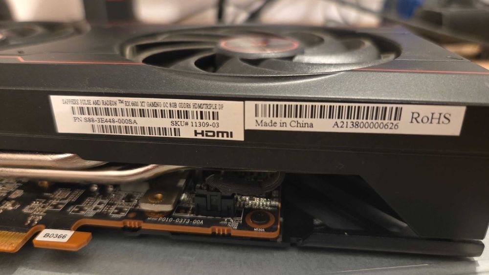 Placa video RX 6600 XT Sapphire, 8Gb DDR6 OC