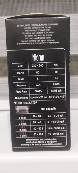 Vind Filtru Acvariu Sicce Nou