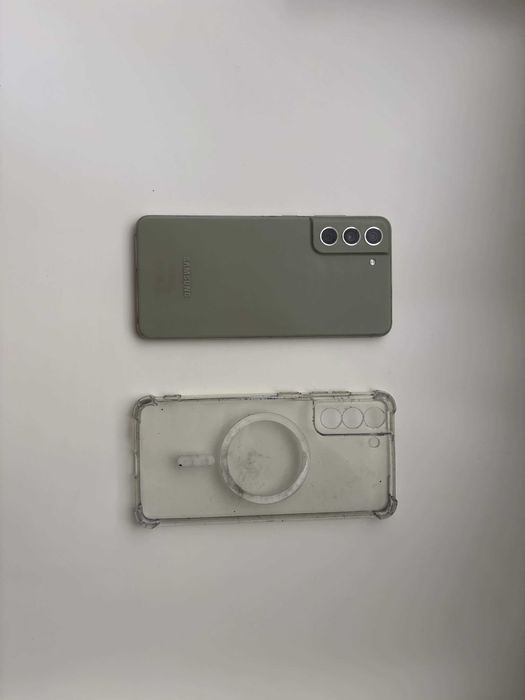 Samsung Galaxy S21 FE 5G – маслинено зелен, с кутия