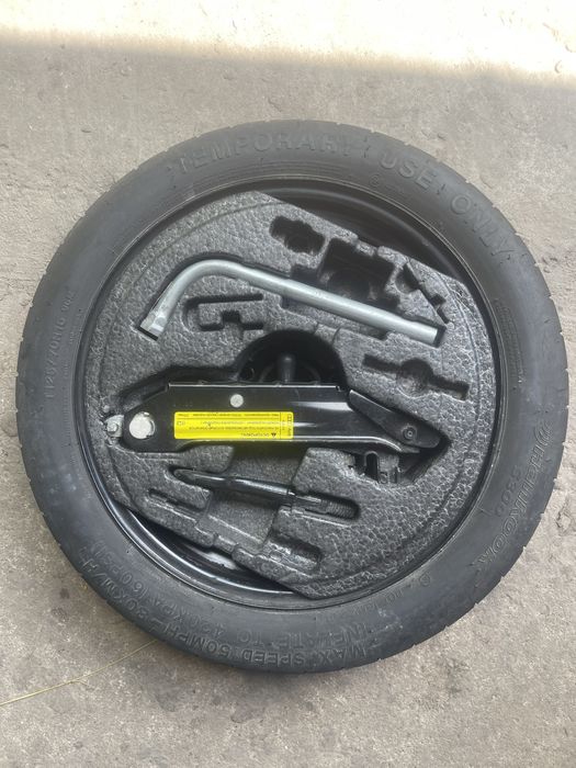 Kit rezerva slim 5x112 125/70 R16 gama VAG Seat/Audi A3/Golf/Passat et