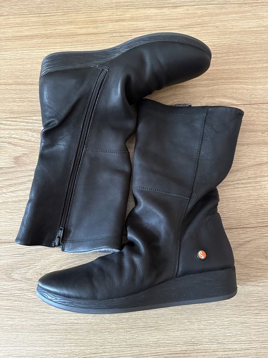 Cizme din piele Softinos, 38, Noi