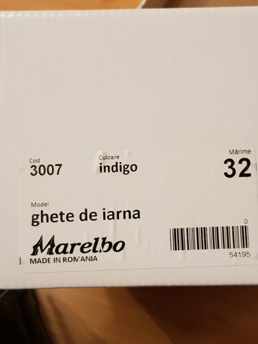 Ghete de iarna fete Marelbo
