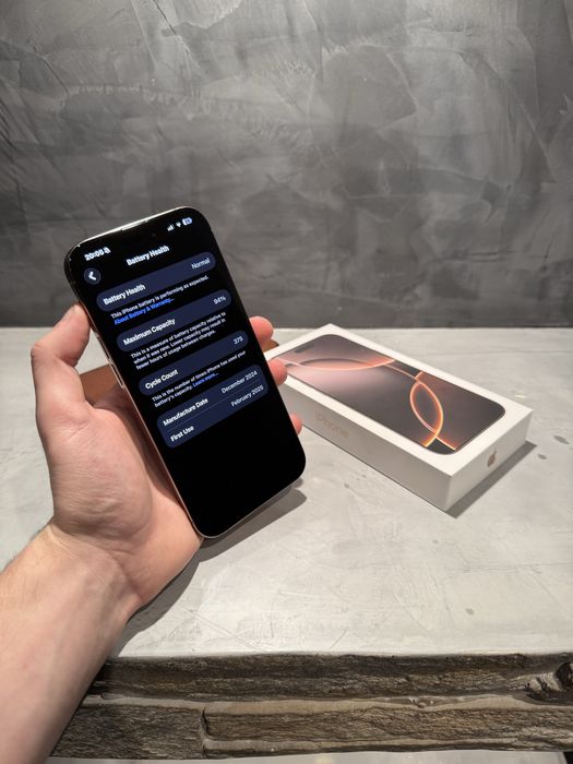 КАТО НОВ Iphone 16 Pro Max + гаранция