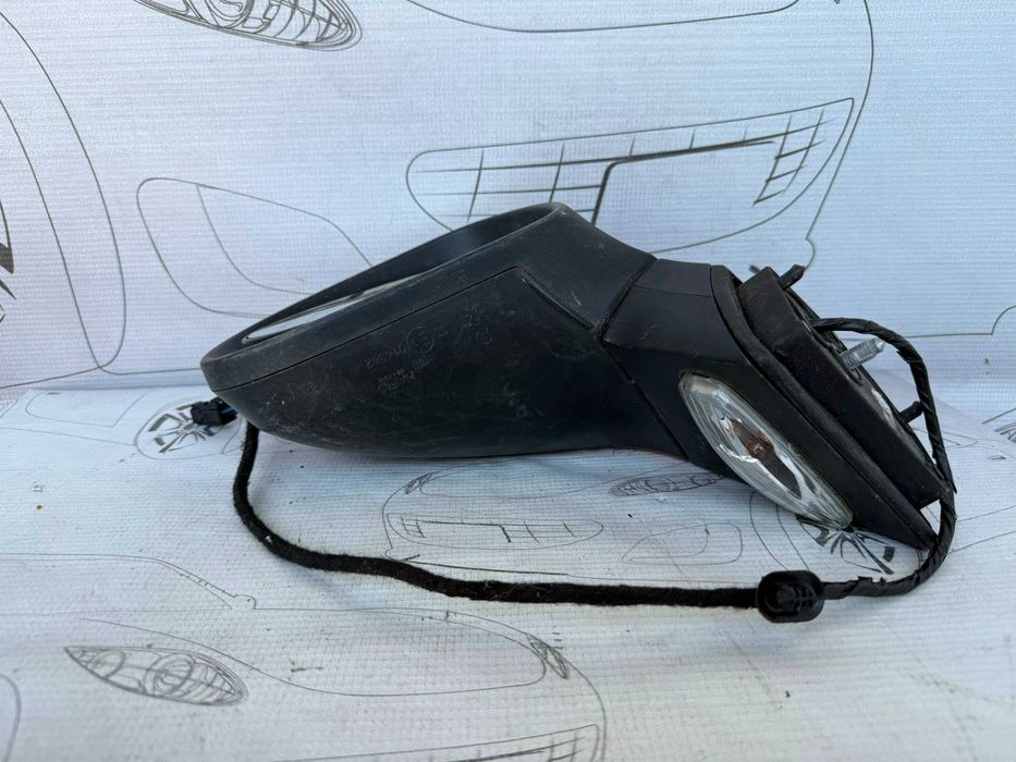 Oglindă Retrovizoare Stânga 2x5 Pini Peugeot 207 Hatchback E9014342 / [2006-2013] / (5B3)