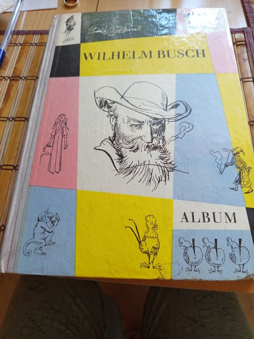 Албум -комикс на Вилхелм Буш с приказки на немски език