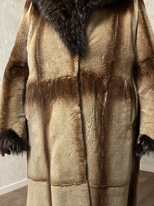 Шуба из стриженой норки