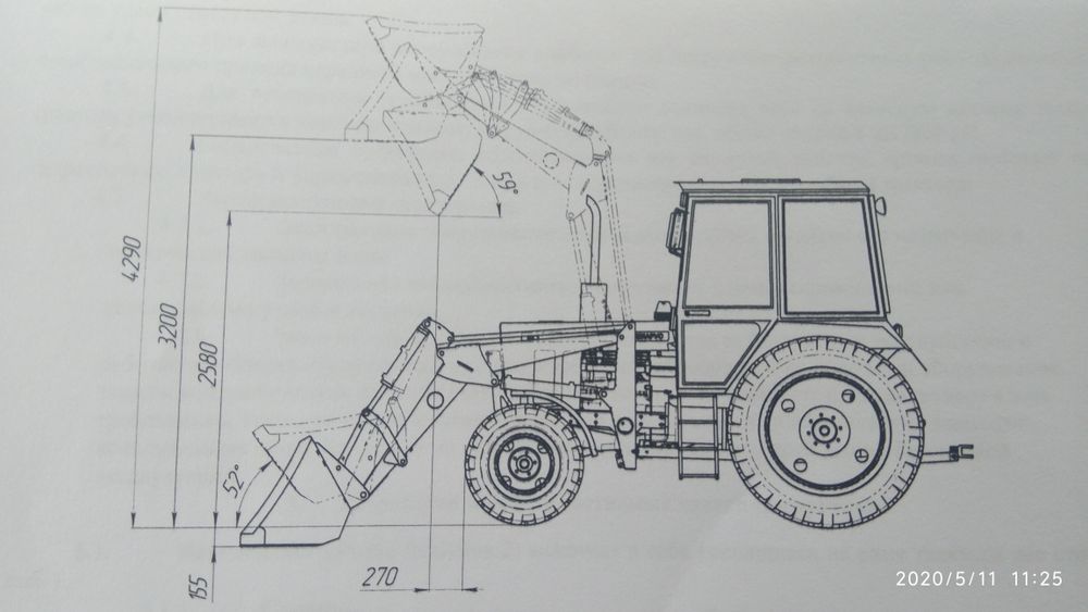 Погрузчик фронтальный Кун