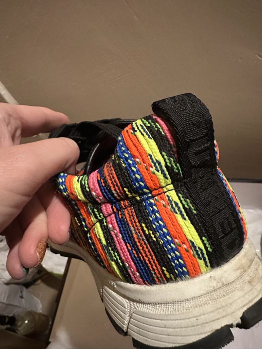 Dsquared2 шарени/многоцветни маратонки #41 стелки естествена кожа