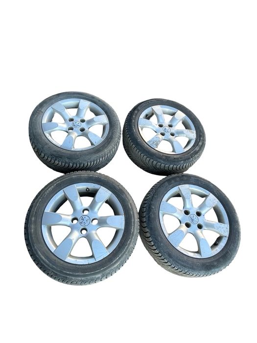 Jante Din Aliaj R16 + Cauciucuri Peugeot 307 3A/C 2000 ->