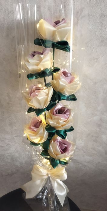 Букеты из роз ручной работы