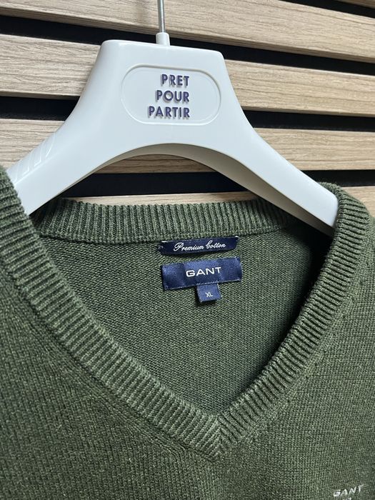 GANT - Premium Cotton V Neck Pull - размер ХЛ / Оригинал