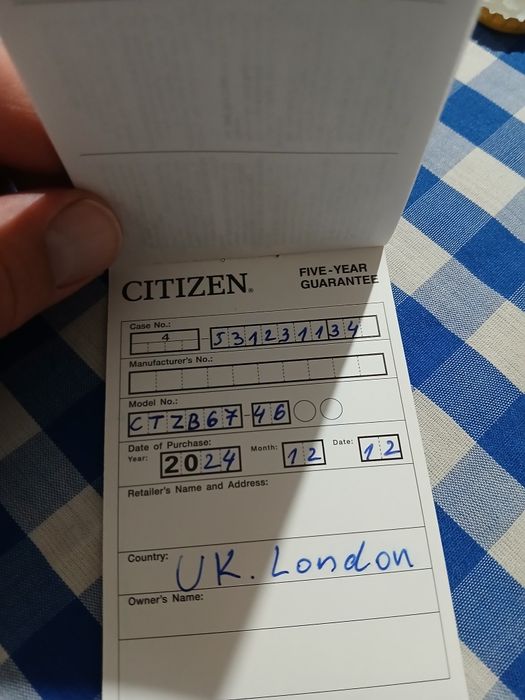 Мъжки часовник CITIZEN