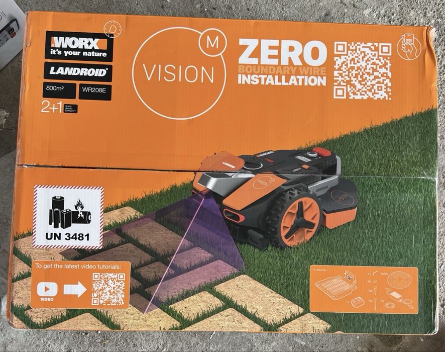 Robot Tuns iarba • NOU Sigilat • Masina fara fir gazon Landroid vision