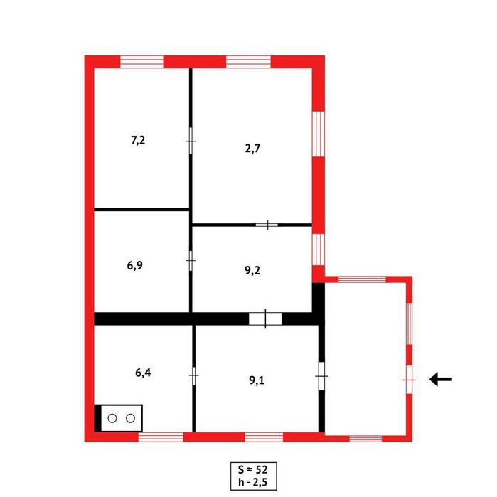 **Продам дом в Соц городе, нужен ремонт