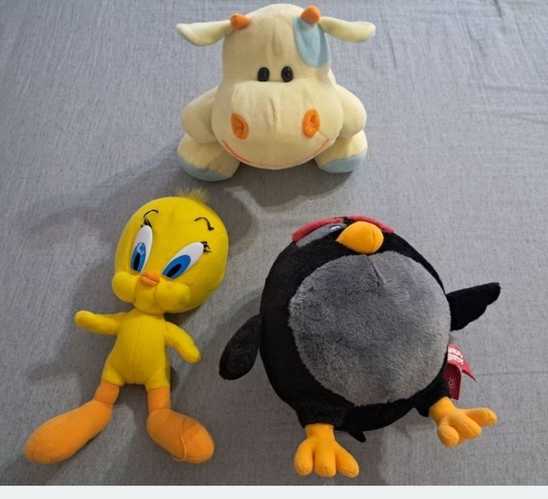 Lot mare plușuri sunete, imitatoare, plușuri Disney, mișcare + sac depozitare Cadou