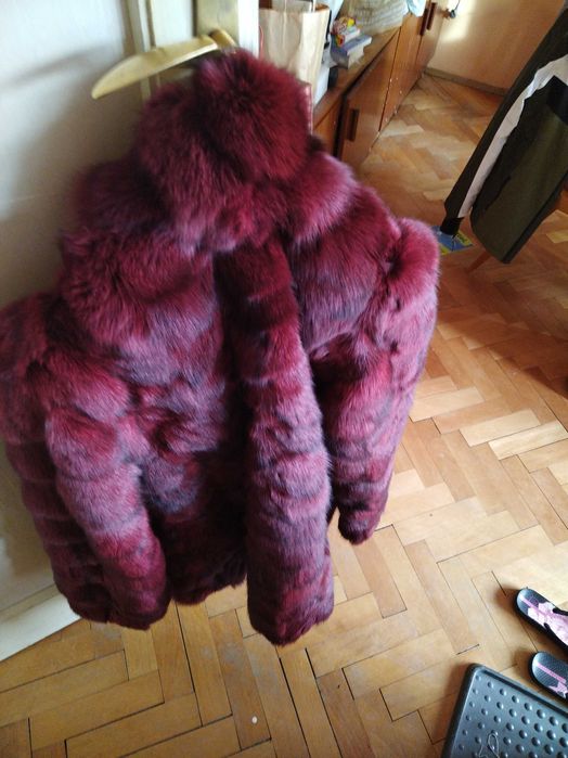 Палта кожуси естествен косъм лисица