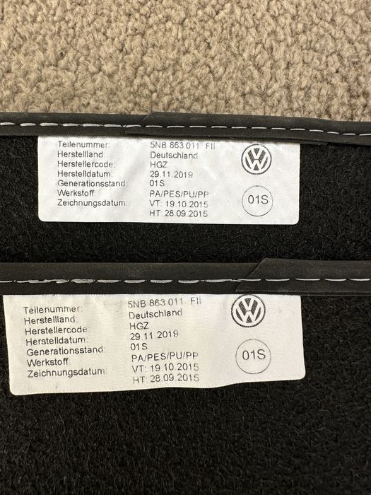 Covorașe textile VW Tiguan 2