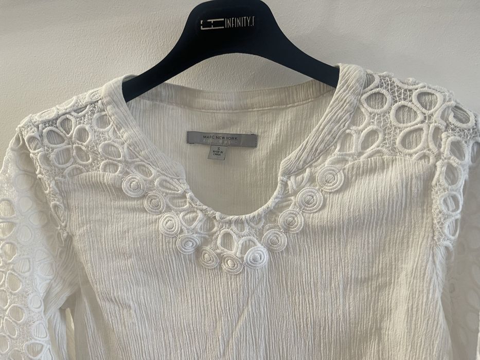 Bluza din bumbac cu dantela Marc New York