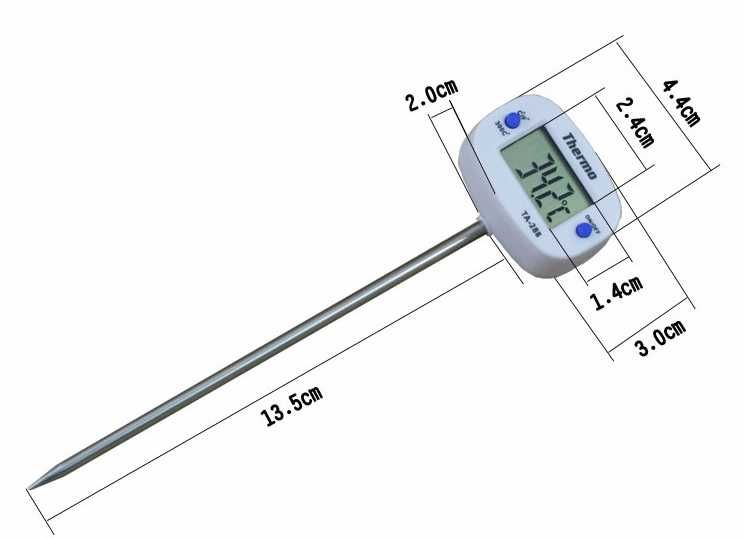 Термометр цифровой, кулинарный с щупом.