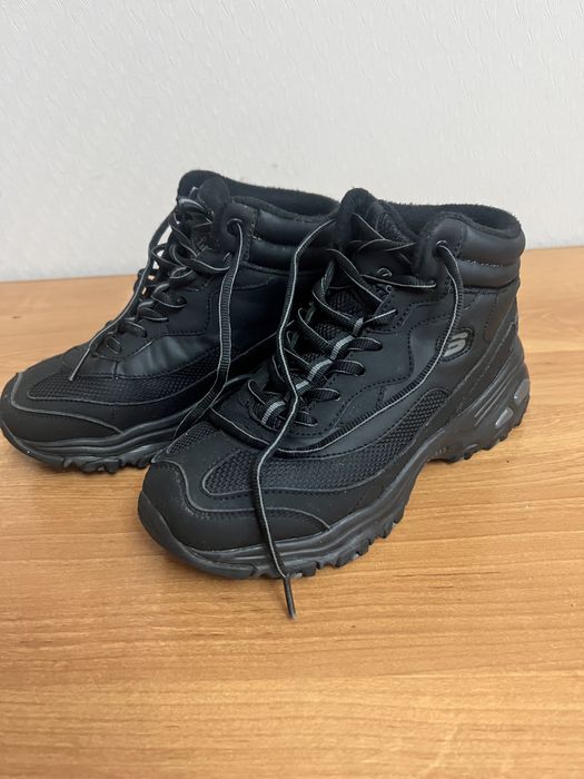 Skechers ботинки кожаные для мальчика