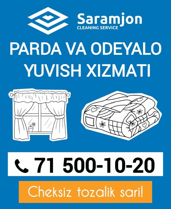 Professional gilam yuvish xizmati "Saramjon"