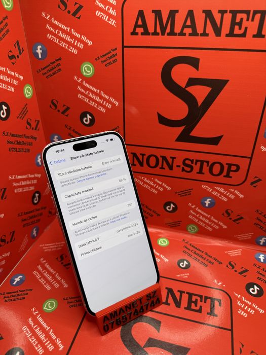 Iphone 15 89% Baterie Amanet SZ Non Stop