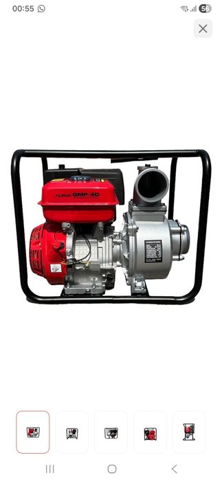 Мотопомпа бензиновая 100мм