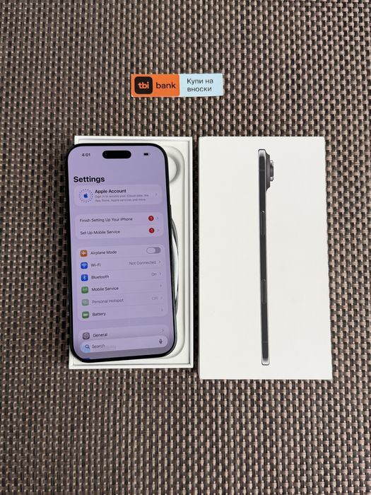КАТО НОВ! *ЛИЗИНГ* iPhone Air 256Gb Black 17