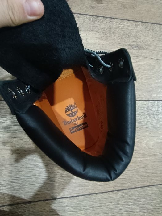 Timberland x supreme черные